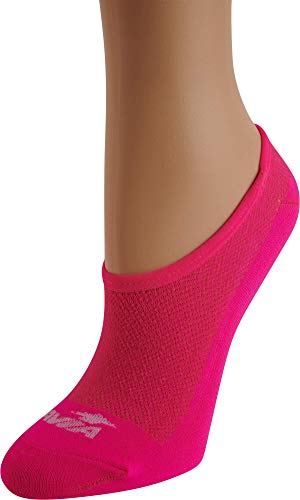 Avia Women's Performance Stretch Sport Liner No Show Socks - Athletic Socks for Women (4-9), Size 4-9, Pink