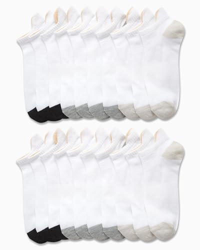 Avia Women's Low Cut Cushion Comfort No Show Socks - Athletic Wear, 20 Pack - Size 4-9, Extended 9-12  
Avia Women's No