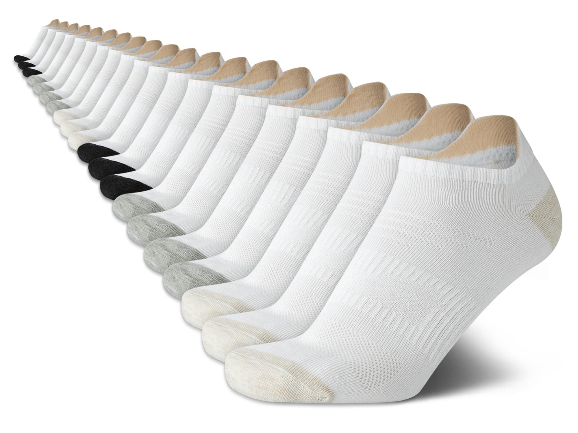 Avia Women's Low Cut Cushion Comfort No Show Socks - Athletic Wear, 20 Pack - Size 4-9, Extended 9-12  
Avia Women's No